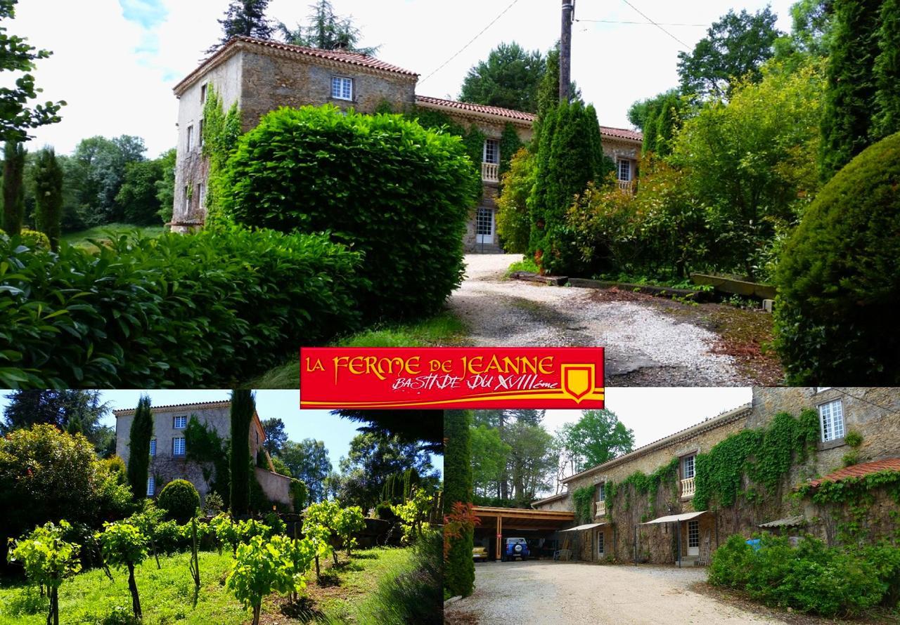 Bed and Breakfast La Ferme de Jeanne Saint-Girons  Exterior foto